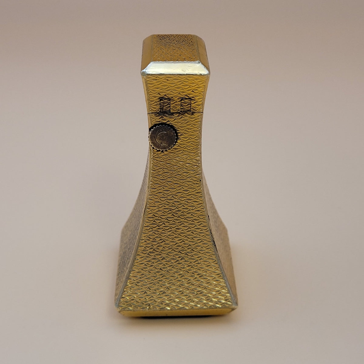 Alfred Dunhill Wheatsheaf Fish Scales Table Lighter