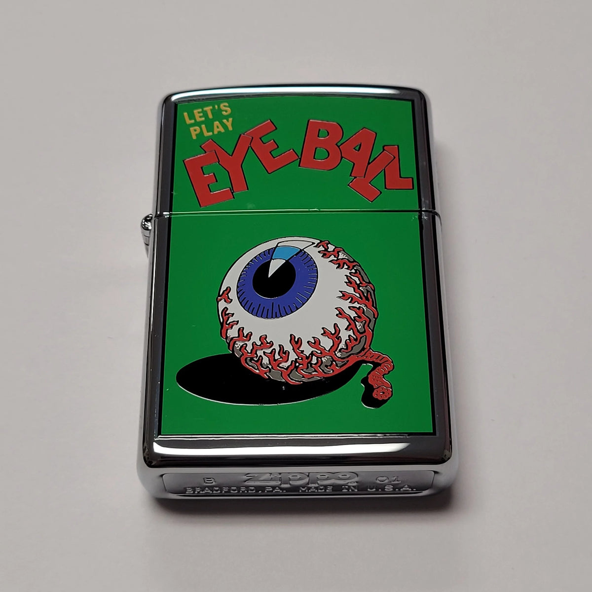 Zippo 2001 Barrett Smythe Eyeball Lighter