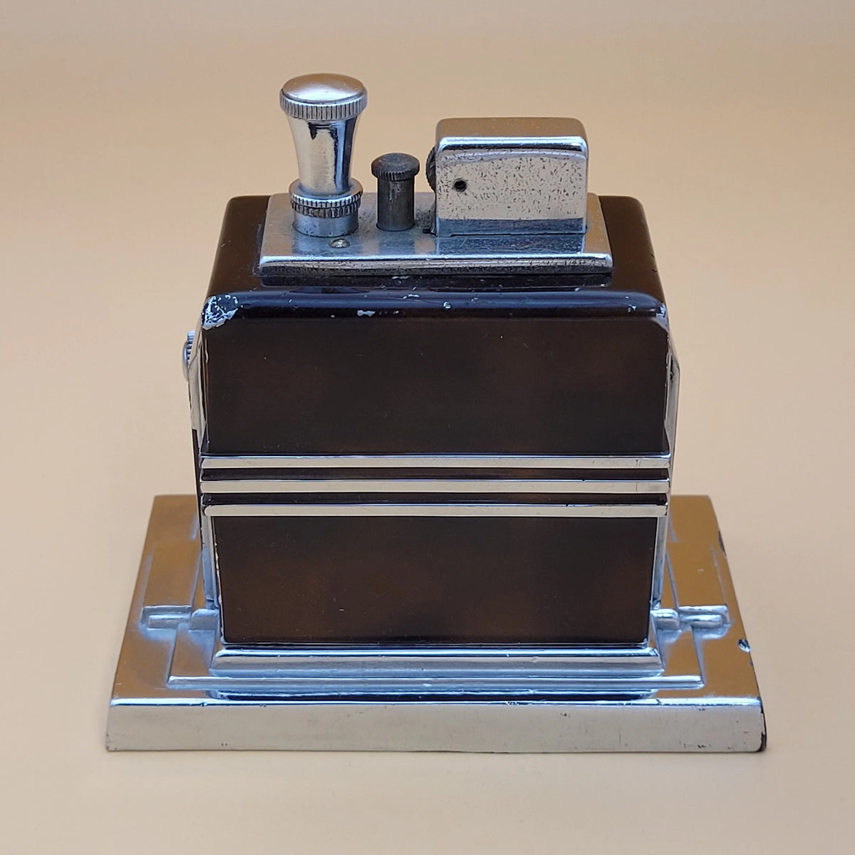 1930s Ronson Touch Tip & Watch Combination Lighter