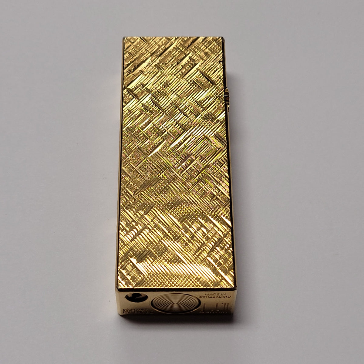 Alfred Dunhill Rollagas Gold Plated & Florentine Lighter