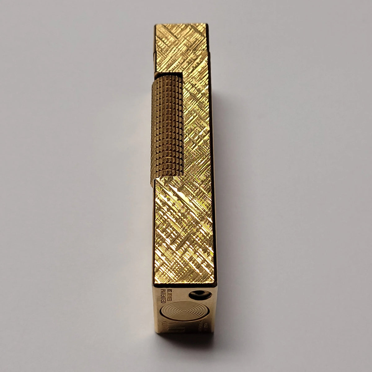 Alfred Dunhill Rollagas Gold Plated & Florentine Lighter
