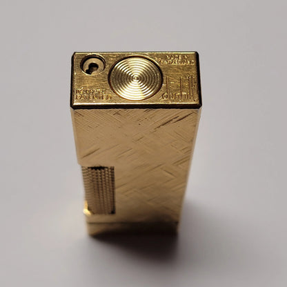 Alfred Dunhill Rollagas Gold Plated & Florentine Lighter