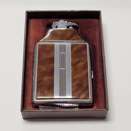 1930s Ronson Mastercase Tortoise Enamel Case-Lighter