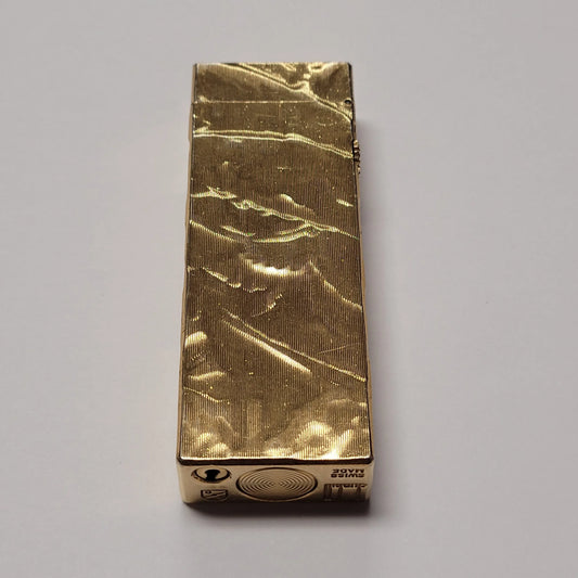 Alfred Dunhill Rollagas Coral & Gold Plated Lighter