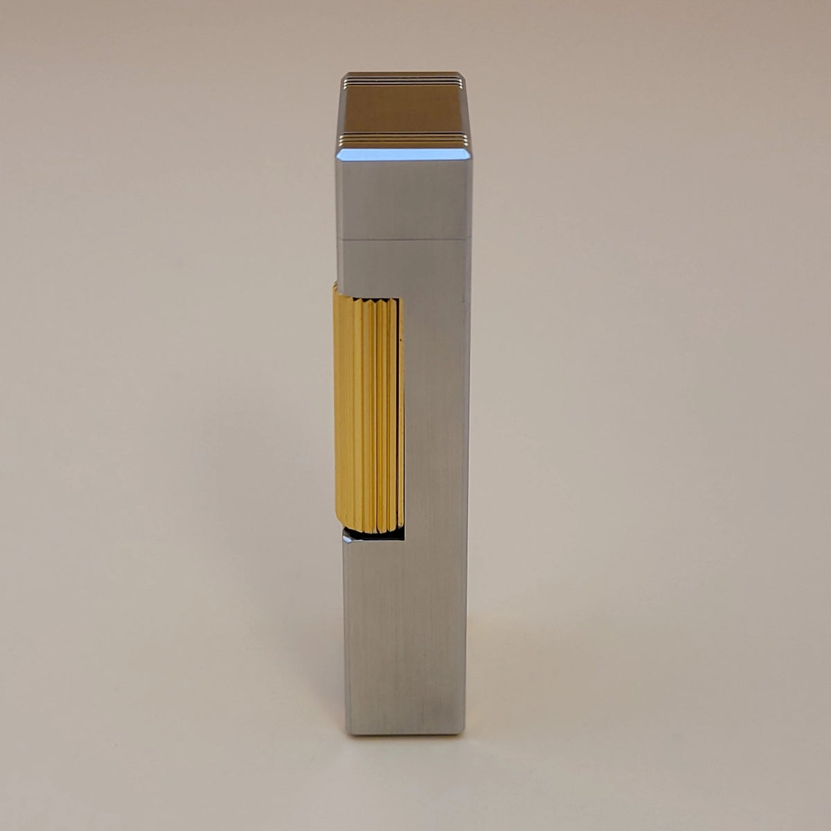 Alfred Dunhill Rollagas Brushed Palladium & Gold Strips Lighter
