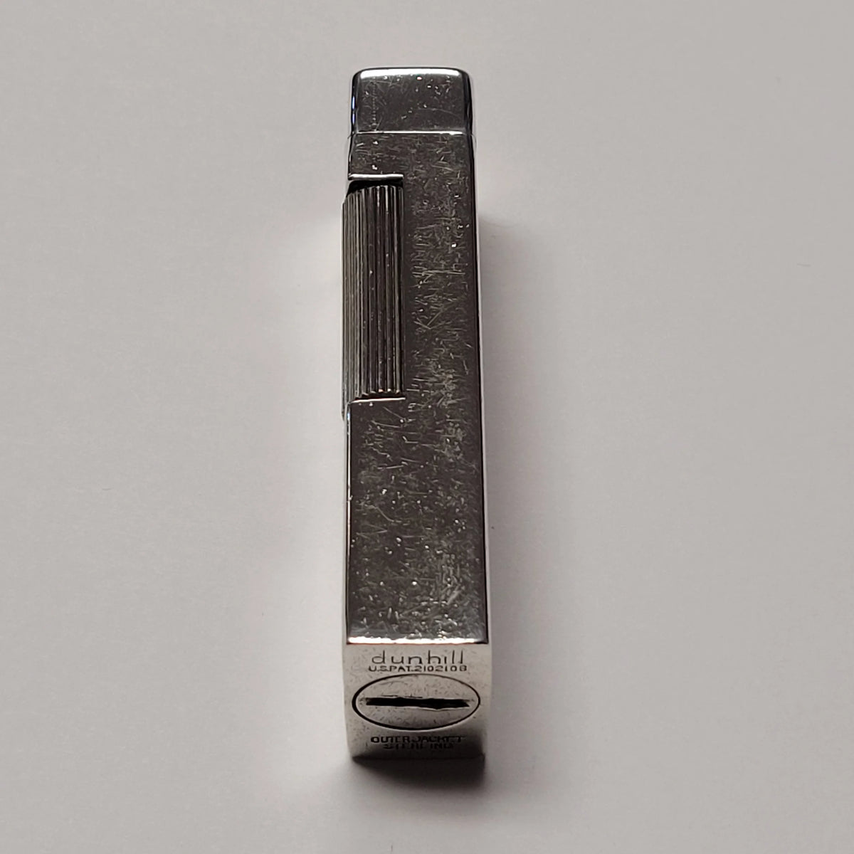 1950s Alfred Dunhill Rollalite Sterling Silver Lighter