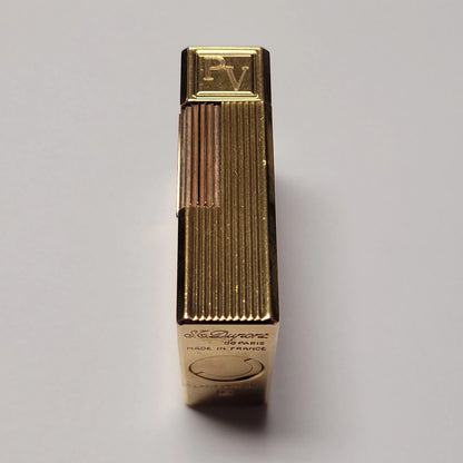 S.T. Dupont Ligne 1 Black Lacquer Gold Plated Lighter