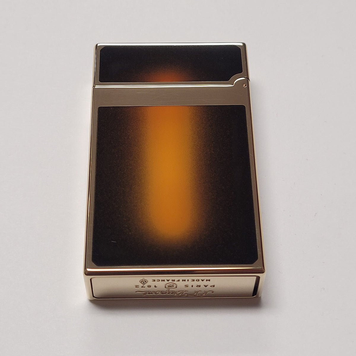 S.T. Dupont Le Grand Sunburst Brown / Gold Lacquer Lighter