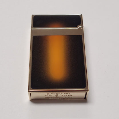 S.T. Dupont Le Grand Sunburst Brown / Gold Lacquer Lighter