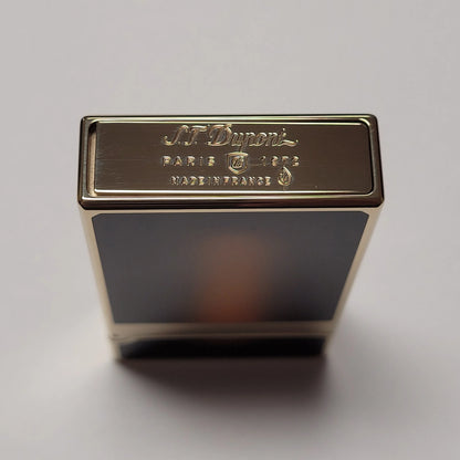 S.T. Dupont Le Grand Sunburst Brown / Gold Lacquer Lighter