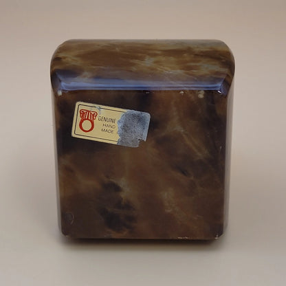 Vintage Hand Carved Alabaster Butane Table Lighter