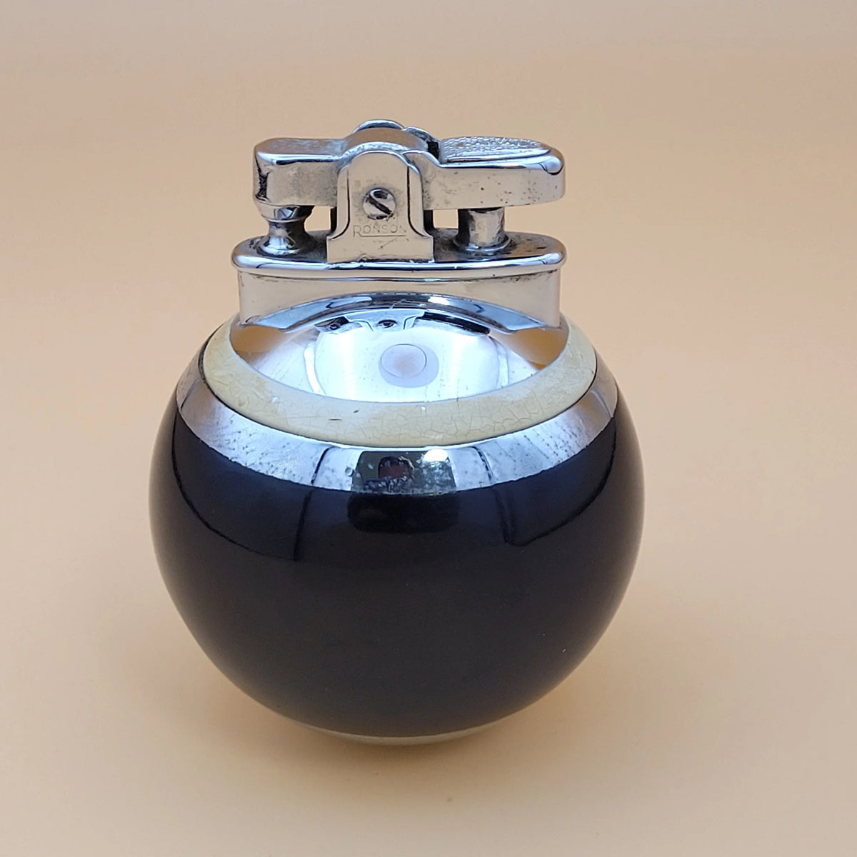 1920s Ronson Rondelight Jr Art Deco Table Lighter
