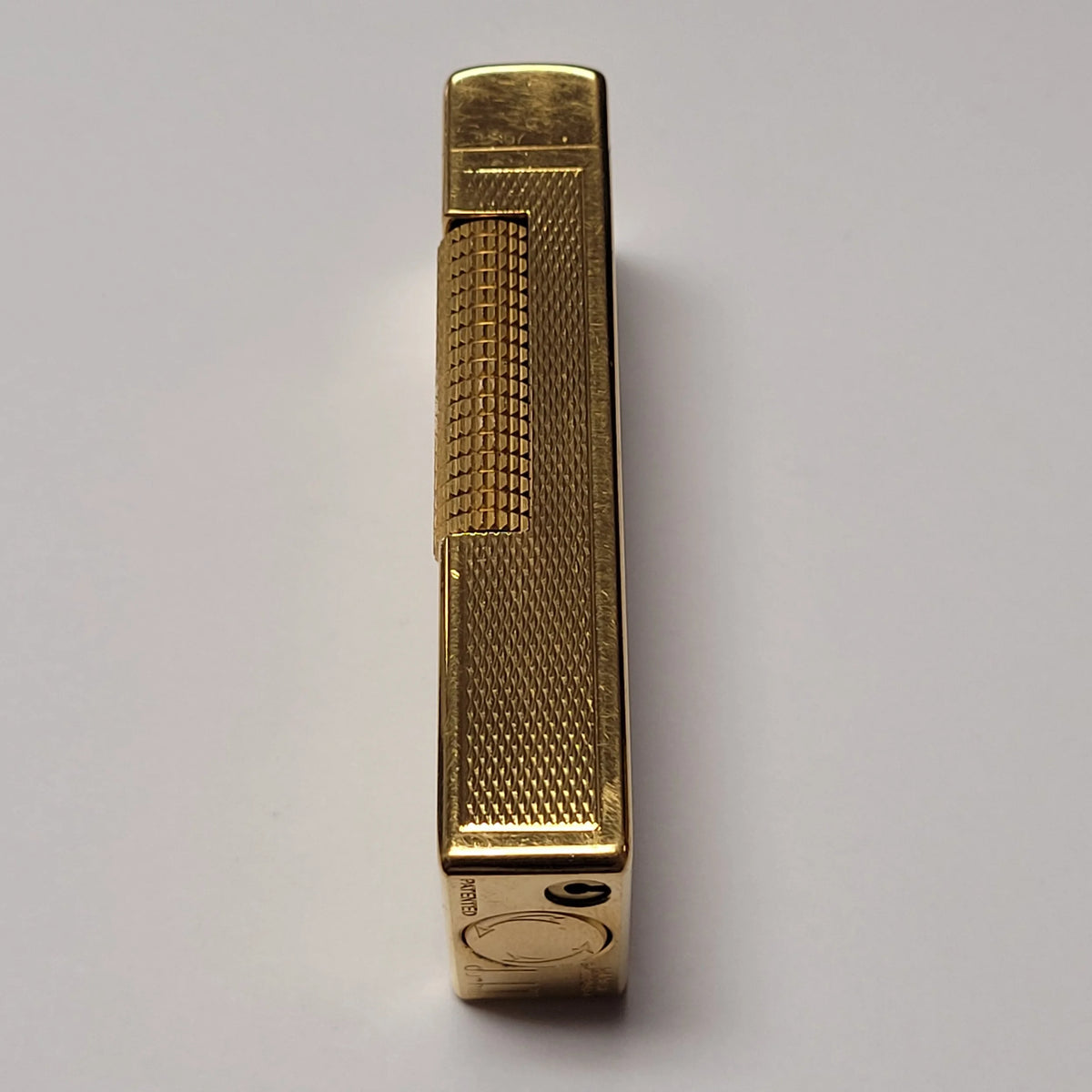 1960s Alfred Dunhill Rollagas Gold Plated Barley Lighter