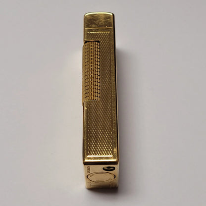 1960s Alfred Dunhill Rollagas Gold Plated Barley Lighter