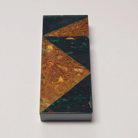 Vintage Malachite Multi-Color Butane Lighter
