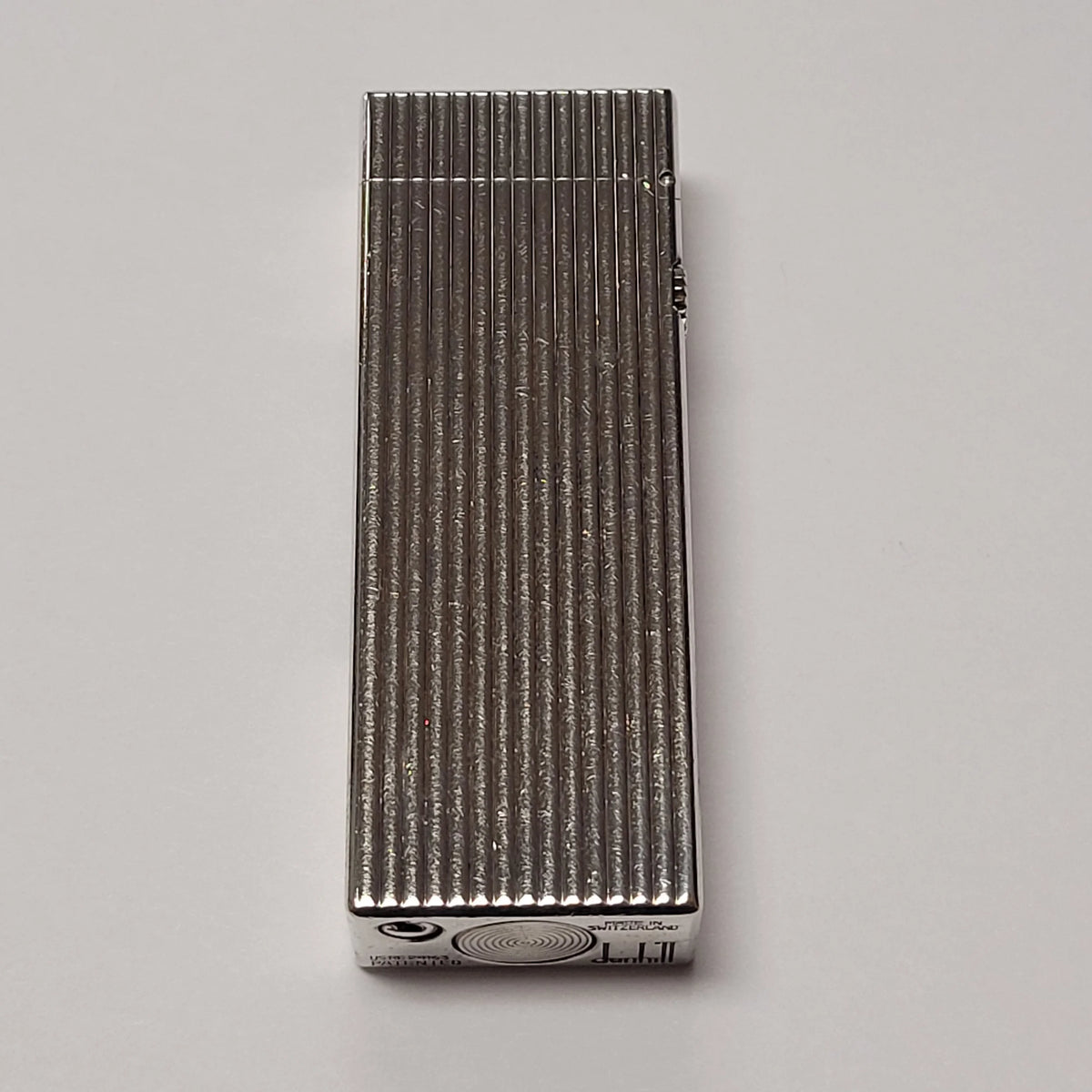 Alfred Dunhill Rollagas Columns & Silver Plated Lighter