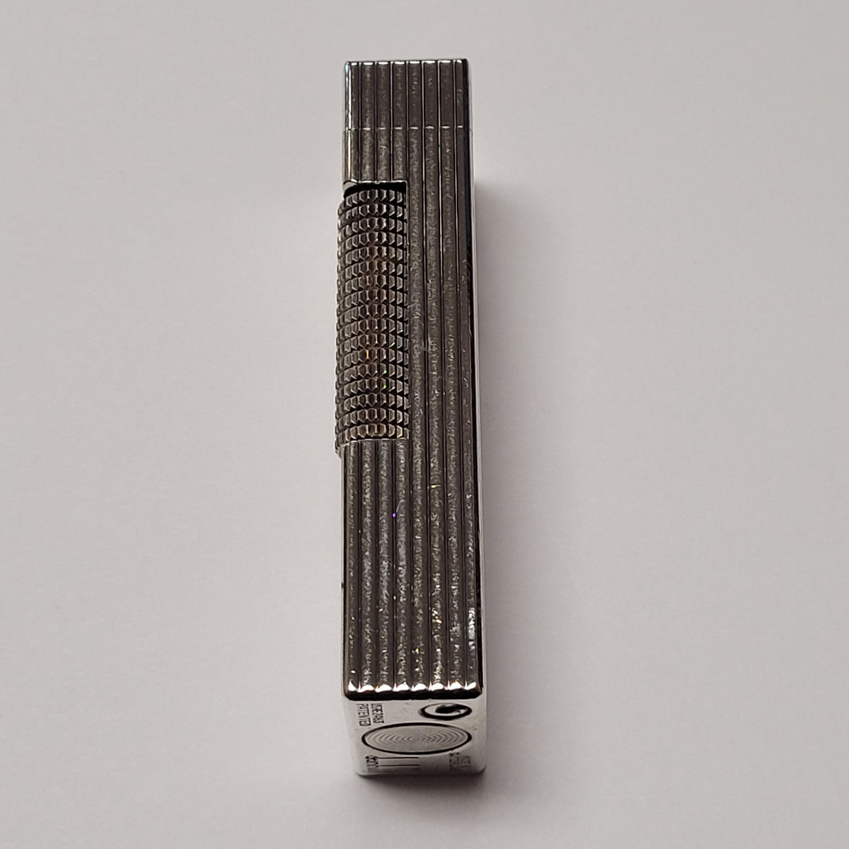 Alfred Dunhill Rollagas Columns & Silver Plated Lighter