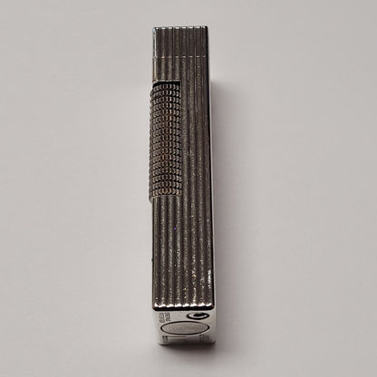 Alfred Dunhill Rollagas Columns & Silver Plated Lighter