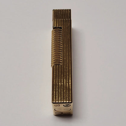Alfred Dunhill Rollagas Columns & Gold Plated Lighter