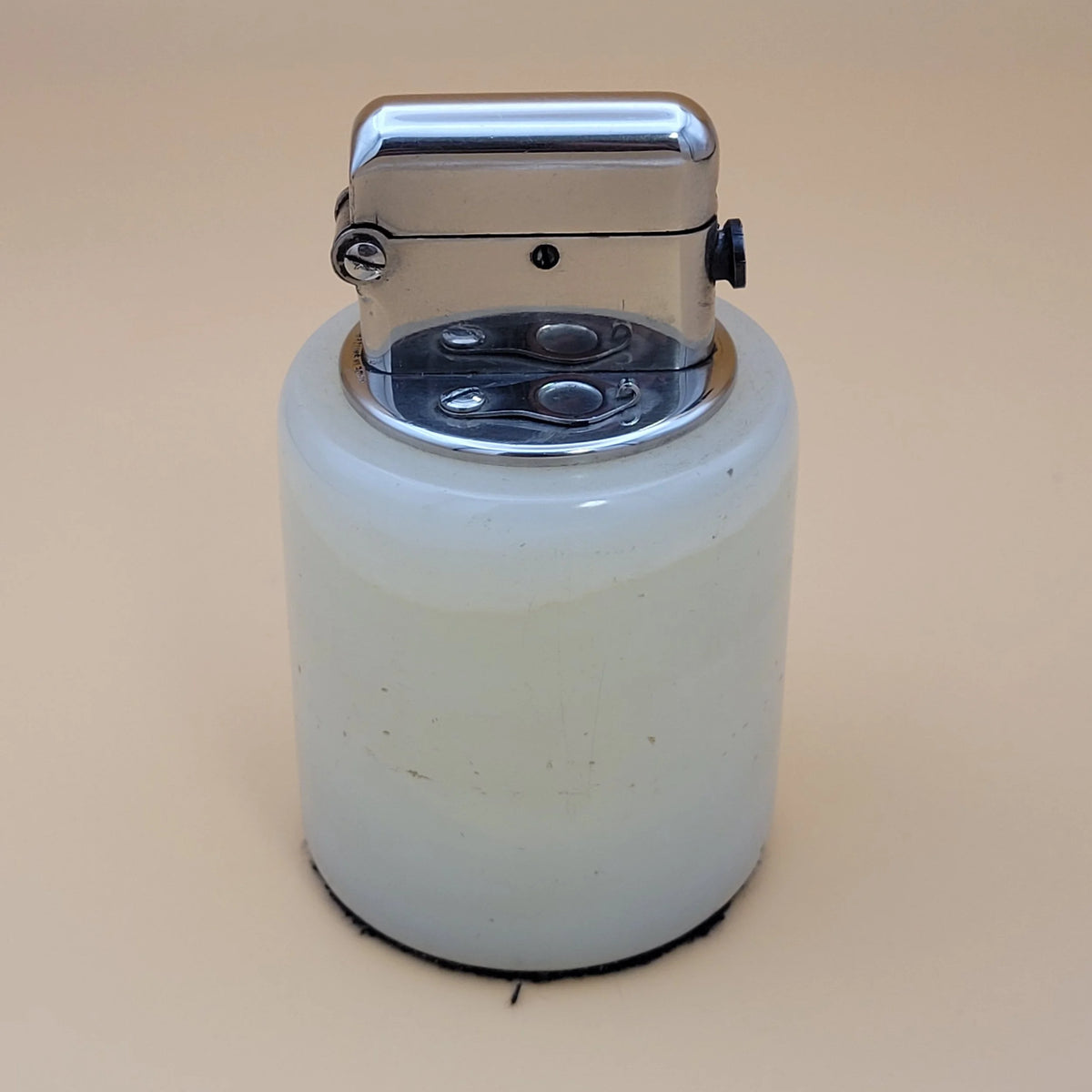 1930s Thorens Marble Semi-Automatic Table Lighter