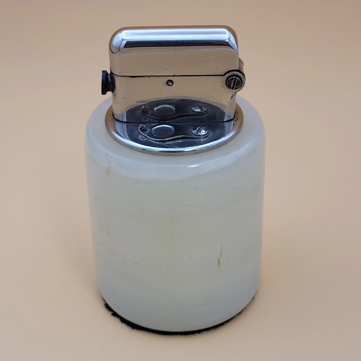 1930s Thorens Marble Semi-Automatic Table Lighter