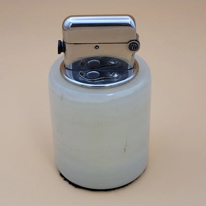 1930s Thorens Marble Semi-Automatic Table Lighter