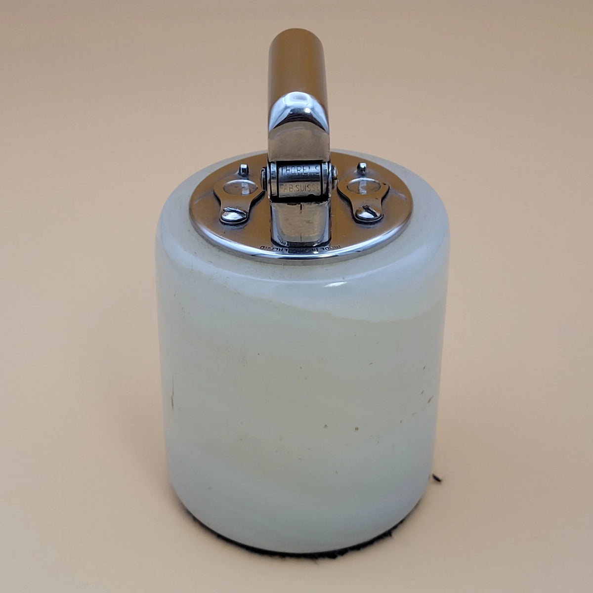 1930s Thorens Marble Semi-Automatic Table Lighter
