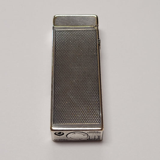 1960s Dunhill Rollagas Silver Plated Barley Lighter