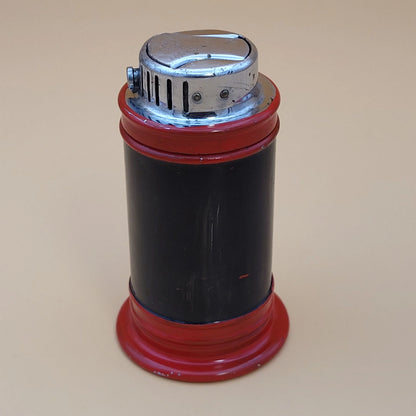 Vintage Chase Art Deco Red & Black Enamel Table Lighter