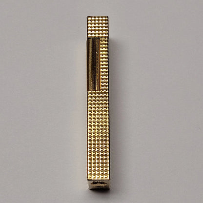 Alfred Dunhill Slimline Gold Plated Hobnail Lighter