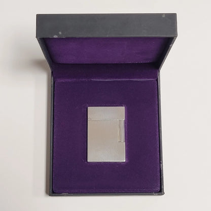 S.T. Dupont Ligne 2 Silver Plated Lines Lighter