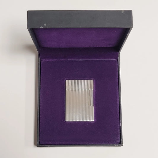 S.T. Dupont Ligne 2 Silver Plated Lines Lighter