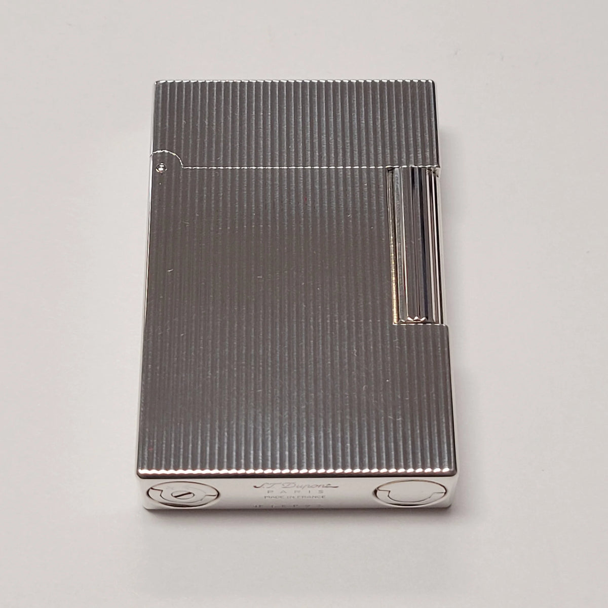 S.T. Dupont Ligne 2 Silver Plated Lines Lighter