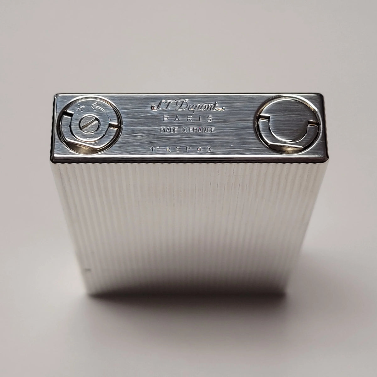 S.T. Dupont Ligne 2 Silver Plated Lines Lighter