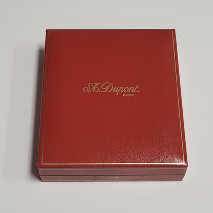 S.T. Dupont Ligne 2 Silver Plated Chevron Lighter