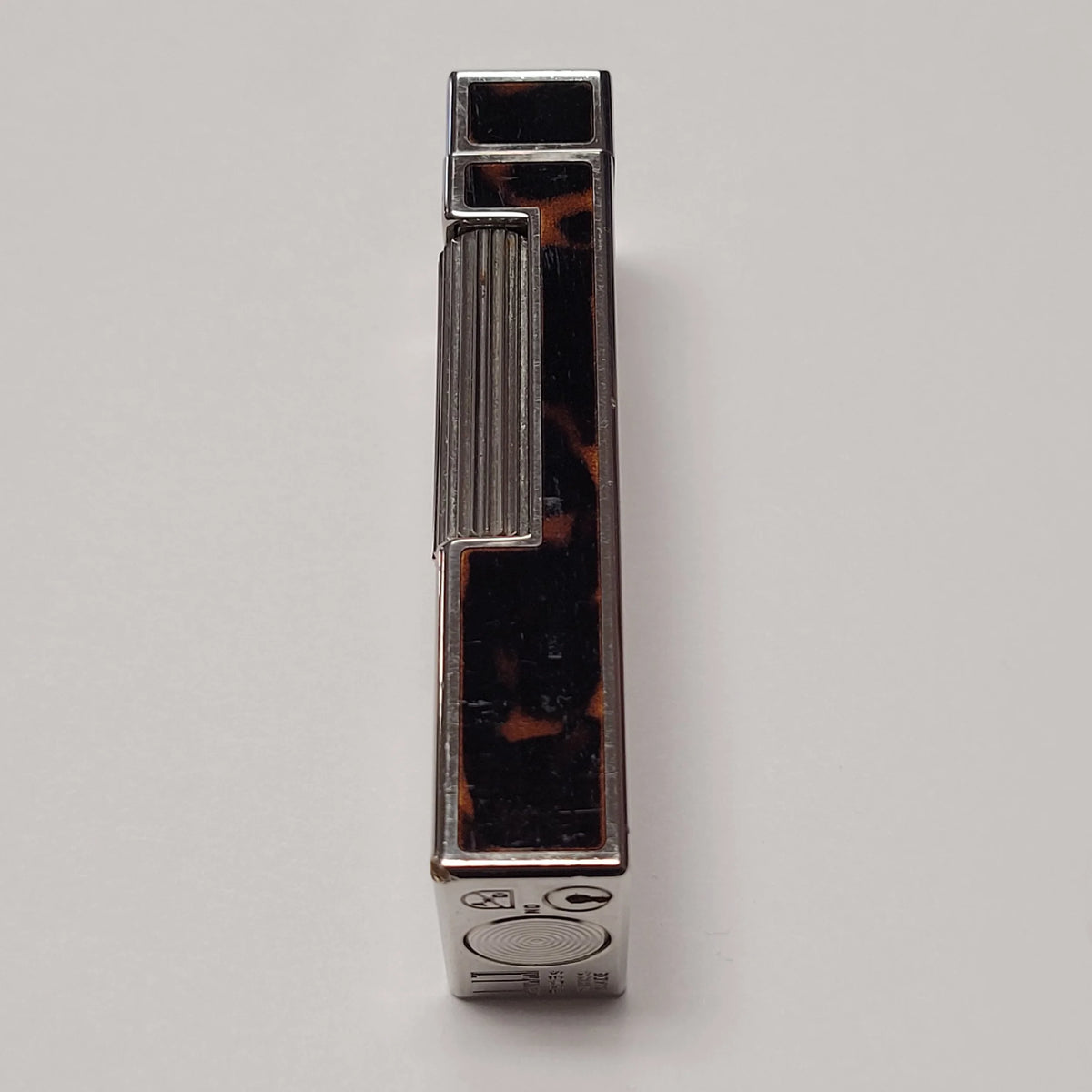 Alfred Dunhill Rollagas Palladium & Tortoise Lacquer Lighter