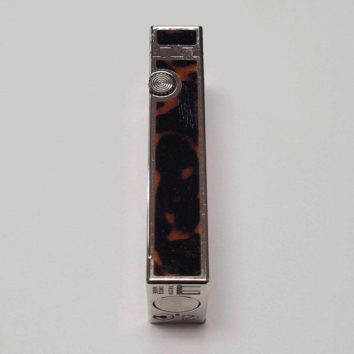 Alfred Dunhill Rollagas Palladium & Tortoise Lacquer Lighter