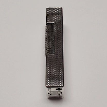 Alfred Dunhill Rollagas Silver Plated & Basket Weave Lighter
