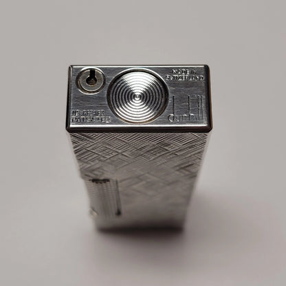 Alfred Dunhill Rollagas Silver Plated & Florentine Lighter