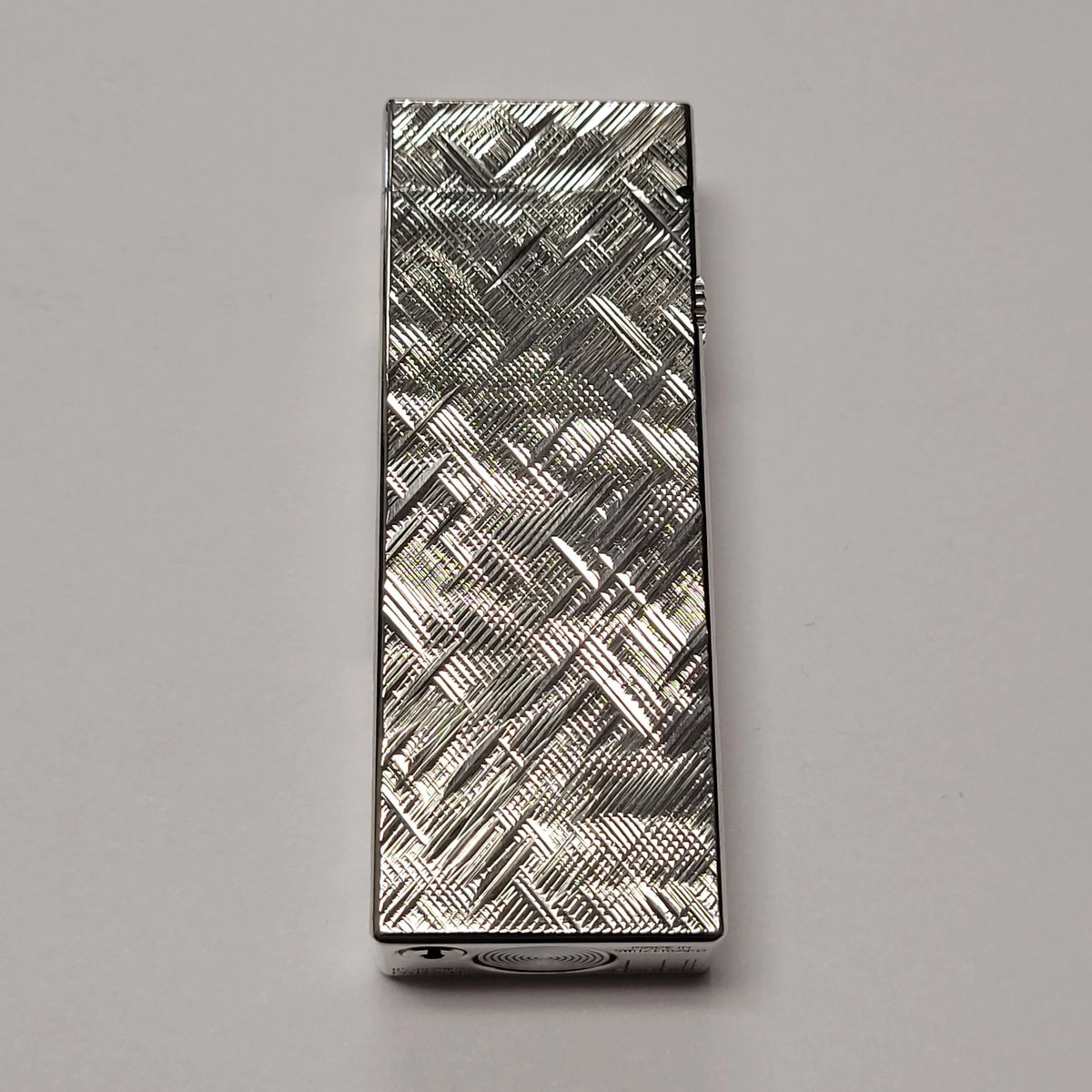 Alfred Dunhill Rollagas Silver Plated & Florentine Lighter