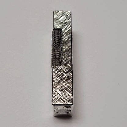 Alfred Dunhill Rollagas Silver Plated & Florentine Lighter