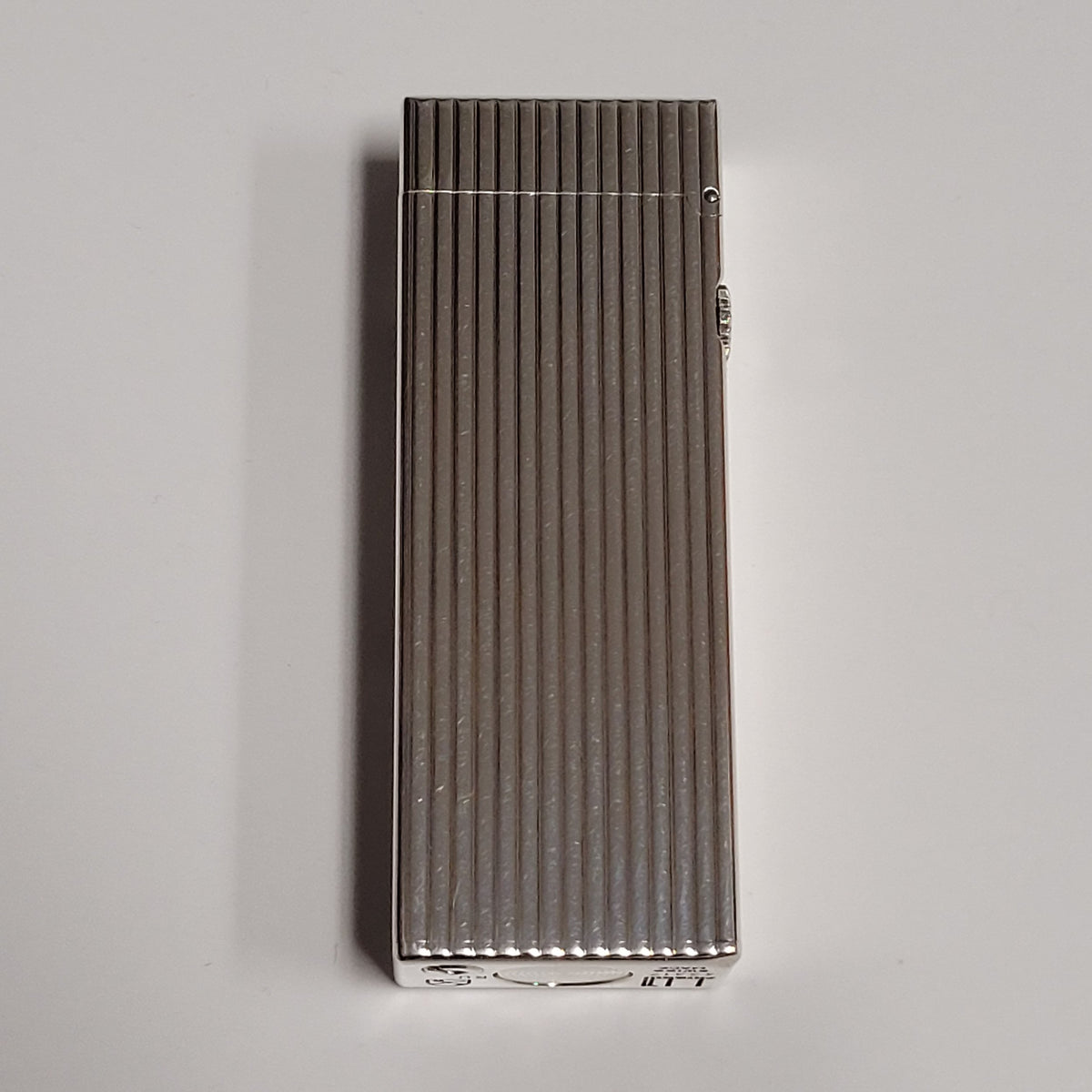 Alfred Dunhill Rollagas Silver Plated & Columns Lighter