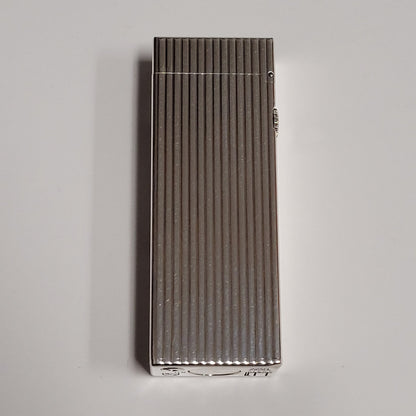 Alfred Dunhill Rollagas Silver Plated & Columns Lighter