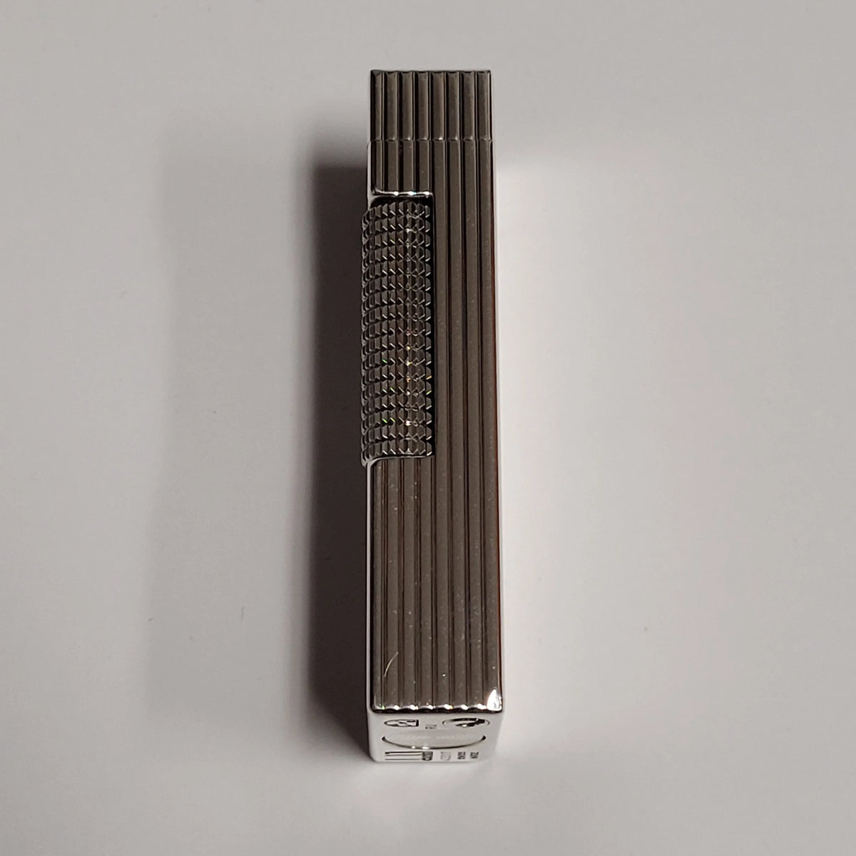 Alfred Dunhill Rollagas Silver Plated & Columns Lighter