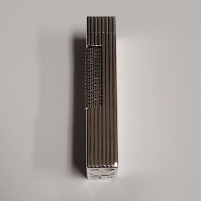 Alfred Dunhill Rollagas Silver Plated & Columns Lighter