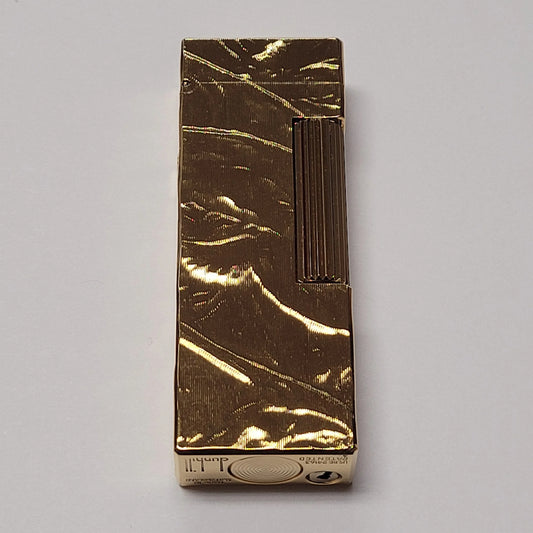 Alfred Dunhill Rollagas Gold Plated & Coral Lighter