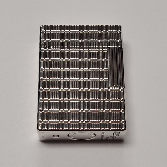 S.T. Dupont Ligne 1 Silver Plated & Square Tartan Lighter