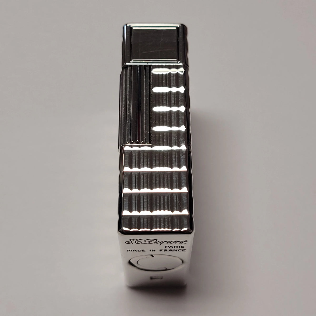 S.T. Dupont Ligne 1 Silver Plated & Square Tartan Lighter