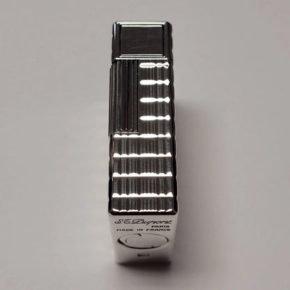 S.T. Dupont Ligne 1 Silver Plated & Square Tartan Lighter