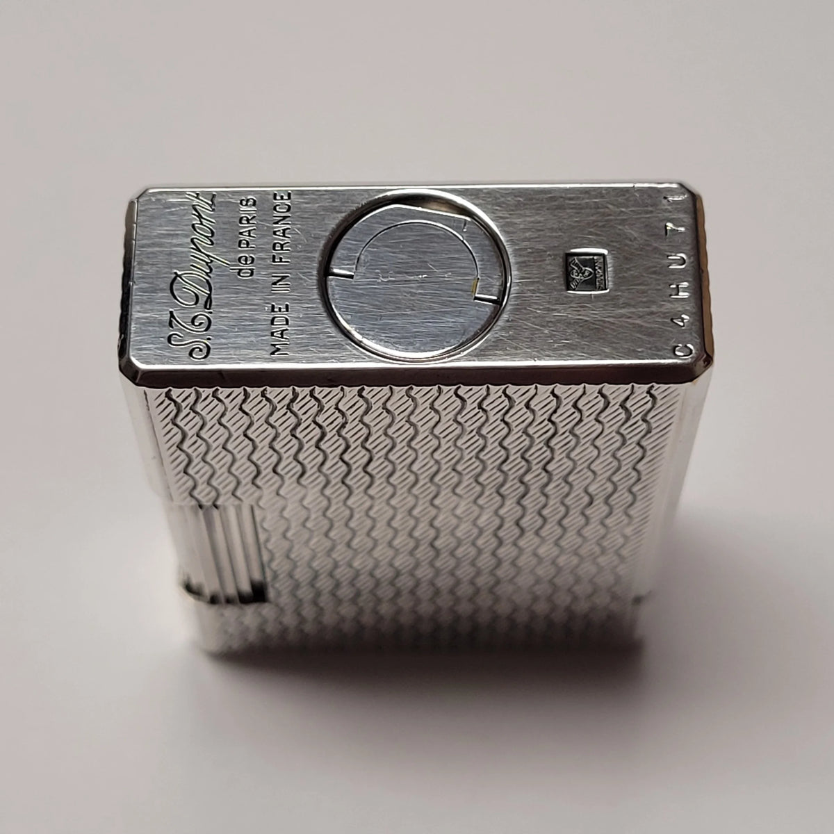S.T. Dupont Ligne 1 Silver Plated & Wavy Lighter